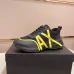 Good Quality Black/Yellow Armani Designer Sneakers #A48660