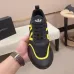 Good Quality Black/Yellow Armani Designer Sneakers #A48660