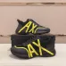 Good Quality Black/Yellow Armani Designer Sneakers #A48660