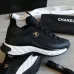 Chanel CC velvet black chunky sneaker for Men/Women #999929406