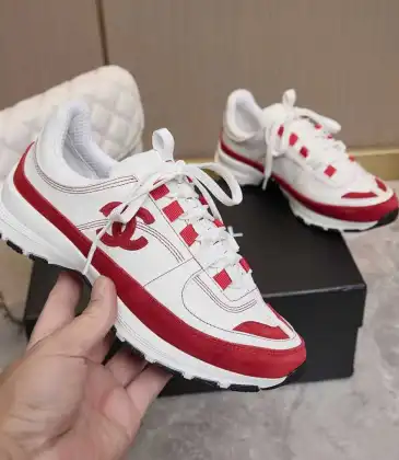 Chanel shoes for Chanel Sneakers Unisex Shoes #A63932