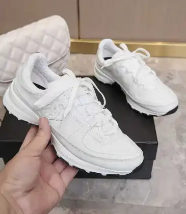 Chanel shoes for Chanel Sneakers Unisex Shoes #A63935
