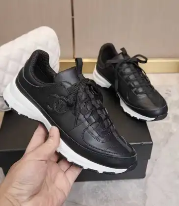 Chanel shoes for Chanel Sneakers Unisex Shoes #A63936