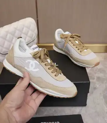 Chanel shoes for Chanel Sneakers Unisex Shoes #A63938