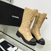 Chanel shoes for Women Chanel Boots CC High Boots Calfskin #A54030