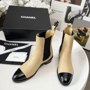 Chanel shoes for Women Luxury Designer Sheepskin Leather Ankle Boot #A54032