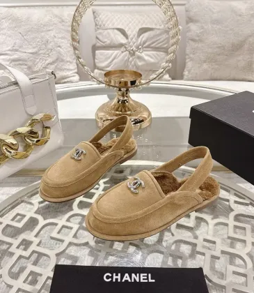 Chanel Shoes Chanel Suede Slingback Loafers for Women Black/Camel/Brown Size 35-42