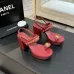 Chanel shoes for Women Chanel sandals Black/White/Red/Brown #A49584
