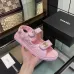 Chanel shoes for Women Chanel sandals CC Logo Dad Sandals #A48701