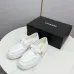 Women Chanel Flat loafers calfskin wine red/Black/White #A55747