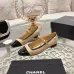 Women's Chanel Two Tone Slingback Flats #A45807