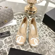 Chanel  Ballet Flats with Logo For Women #A54801