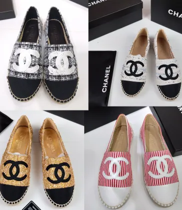 Chanel fisherman's shoes for Women's Chanel espadrilles #99116232