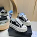 Chanel shoes for Women's Chanel Sneakers Thick sole Black #A48854