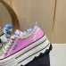 Chanel shoes for Women's Chanel Sneakers Thick sole Pink #A48857