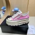 Chanel shoes for Women's Chanel Sneakers Thick sole Pink #A48857