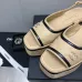 Chanel 2023 Summer New Products Water platform platform sandals leather outsole are new Heel height 7.5cm Water platform 4cm #A23181