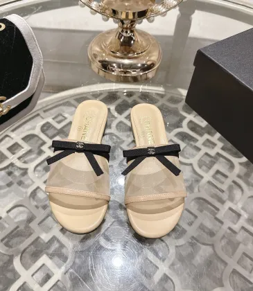 Chanel shoes for Women's Chanel slippers #A61916
