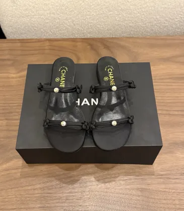 Chanel shoes for Women's Chanel slippers #A62855