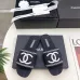 Chanel shoes for Women's Chanel slippers Black/Blue #A47894