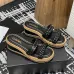 Chanel shoes for Women's Chanel slippers Black/White #A47911
