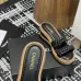 Chanel shoes for Women's Chanel slippers Black/White #A47911