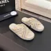 Chanel shoes for Women's Chanel slippers Black/White/Blue #A47888