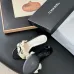 Chanel shoes for Women's Chanel slippers Black/White/Pink #A47899