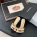 Chanel shoes for Women's Chanel slippers Black/White/Pink #A47899