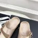 Chanel shoes for Women's Chanel slippers Camellia Apricot #A48711
