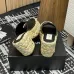 Chanel shoes for Women's Chanel slippers Yellow/Black/White #A47907