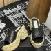 Chanel shoes for Women's Chanel slippers Yellow/Black/White #A47907