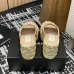 Chanel shoes for Women's Chanel slippers Yellow/Black/White #A47907
