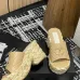 Chanel shoes for Women's Chanel slippers Yellow/Black/White #A47907