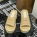 Chanel shoes for Women's Chanel slippers Yellow/Black/White #A47907