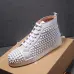 Christian Louboutin Bottom Red Bottoms Studded Spikes CL Mens casual Shoes Sneakers (4 colors) #963398