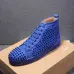 Christian Louboutin Bottom Red Bottoms Studded Spikes CL Mens casual Shoes Sneakers (4 colors) #963398