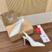 Christian Louboutin Shoes for Women's CL Pumps Black/White/Red #A47870