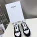 Celine Runner Leather Sneaker Black/White for Women #A48161