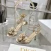 Dior Spring Summer New High-Heel 7.5 cm Sandals  Butterfly  Floral Design   #A63467
