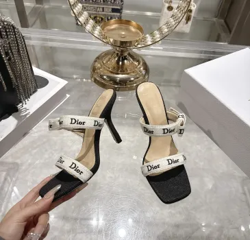 Snake Print Dior Style High Heel Mule Sandals for Women 8.5cm #A63471 Snake Print Dior Style High Heel Mule Sandals for Women 8.5cm #A63471