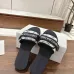 Dior Shoes for Dior Slippers for women Dway Embroidered Cotton Chrstian Black #A48924