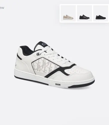 Dior Men's Sneakers B27 Uptown Low-Top Sneaker White and Black #A59183 Dior Men's Sneakers B27 Uptown Low-Top Sneaker White and Black #A59183