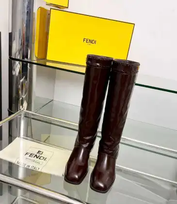 Fendi shoes for Fendi Boot for women heel height:7cm #A58284