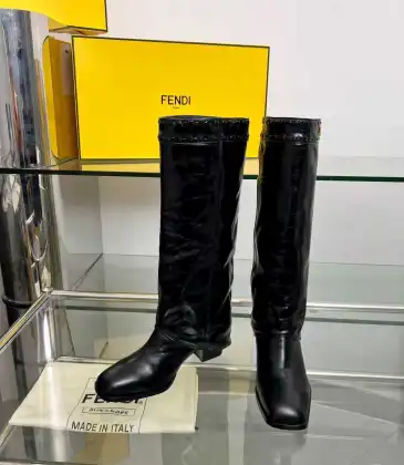 Fendi shoes for Fendi Boot for women heel height:7cm #A58286