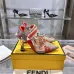 Fendi Women's Colibri 55MM/85MM Embellished Leather Slingback Pumps #A49030