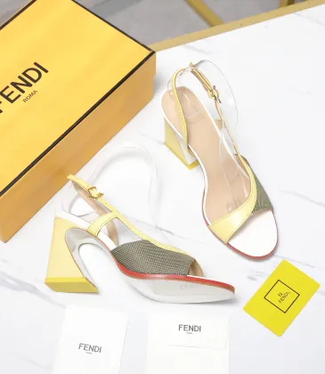 Fendi shoes for Fendi High-heeled shoes for women #A61168