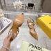 Fendi shoes for Fendi High-heeled shoes for women #A61800