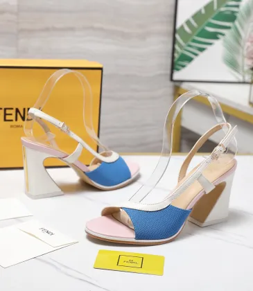 Fendi shoes for Fendi High-heeled shoes for women Heel height:9.5cm #A61169