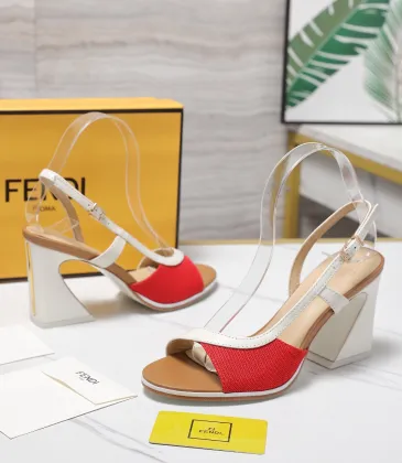 Fendi shoes for Fendi High-heeled shoes for women Heel height:9.5cm #A61171